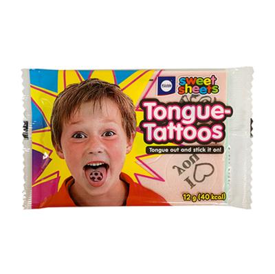 타투 크나버 먹는 색종이 텅타투 12g tongue tattoos, 5개