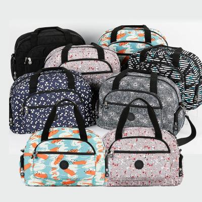40대엄마가방 중년 여성 플라워 손가방 패턴 토트 크로스백 엄마 꽃무늬 나들이 외출 여행 손잡이 가방